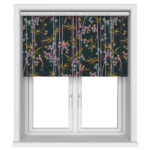 Sara Miller Linear Bamboo Dark Green Motorised