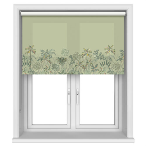 Sara Miller Palm Garden Border Soft Olive