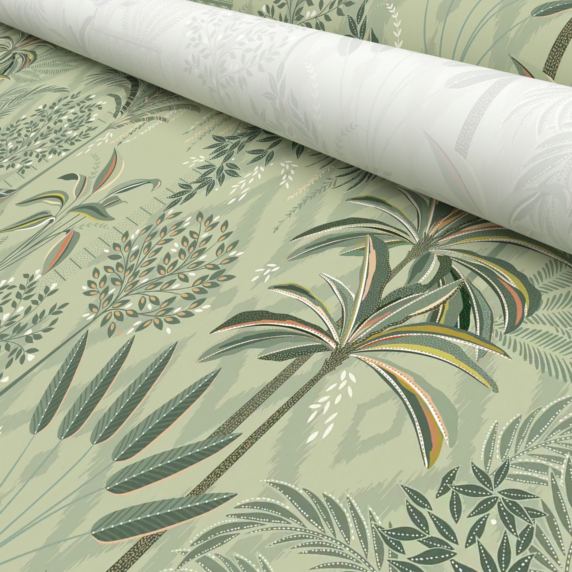 TwistFit Sara Miller Palm Garden Soft Olive - Image 5