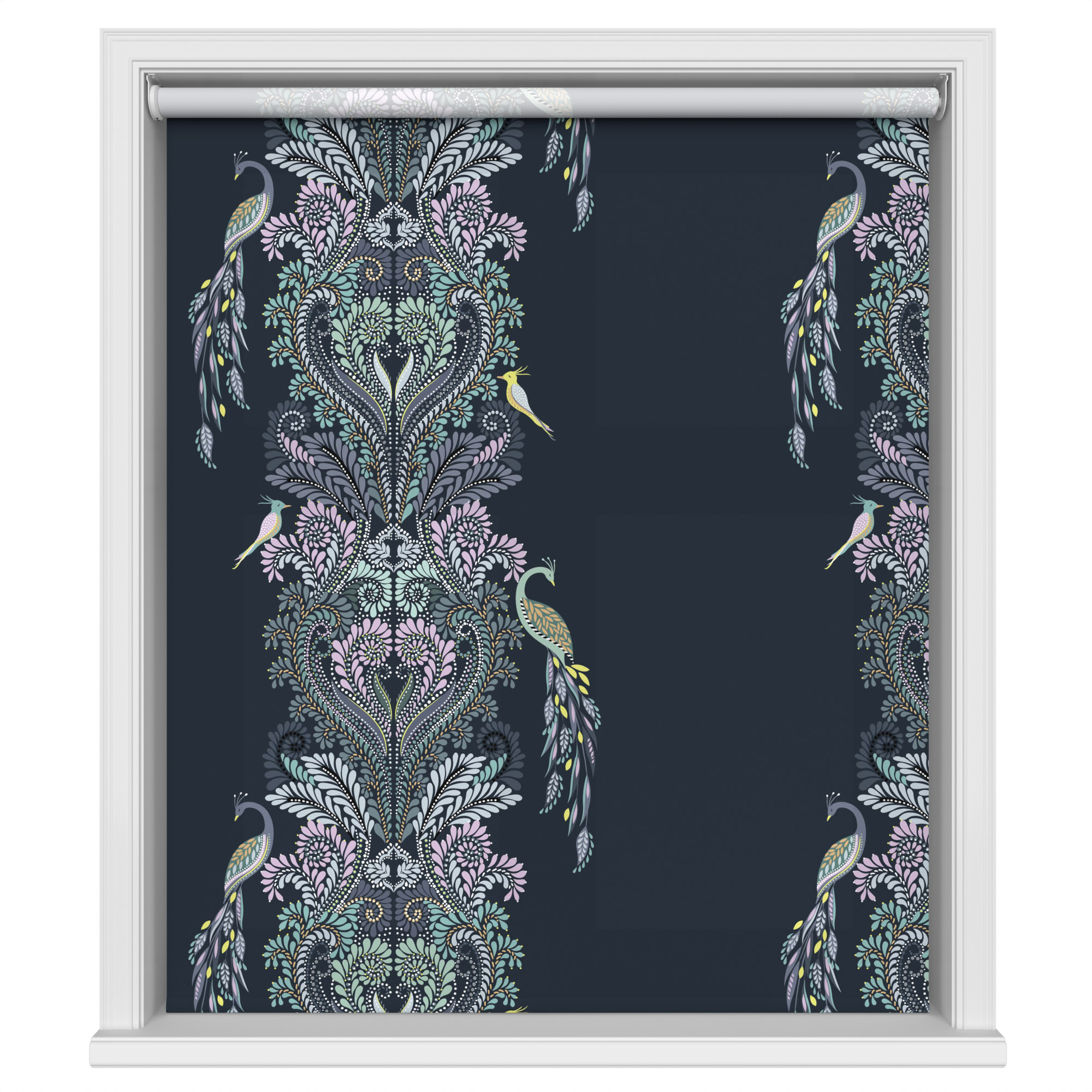 Sara Miller Peacock Filigree Petrol Motorised - Image 2