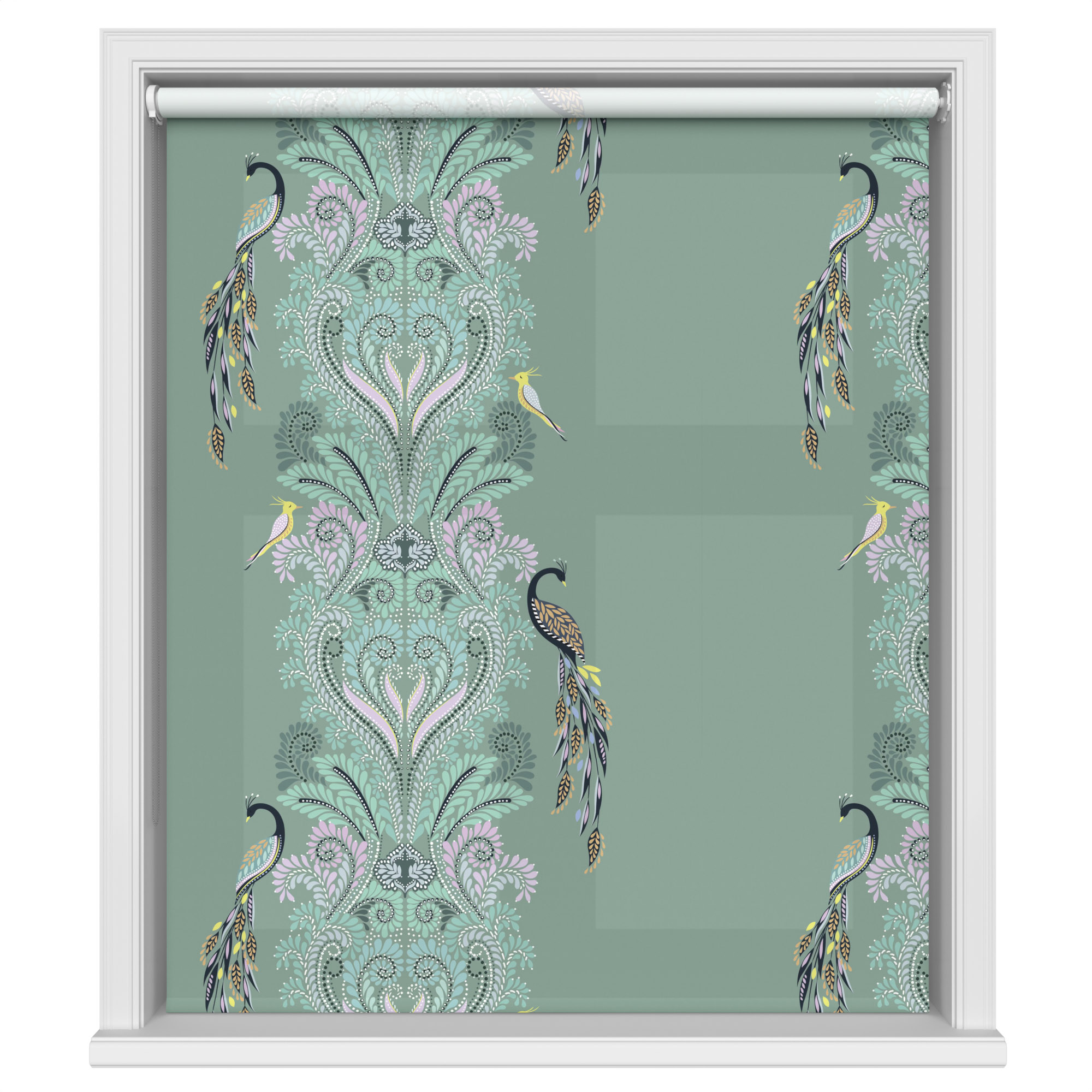 TwistFit Sara Miller Peacock Filigree Sage Green - Image 2