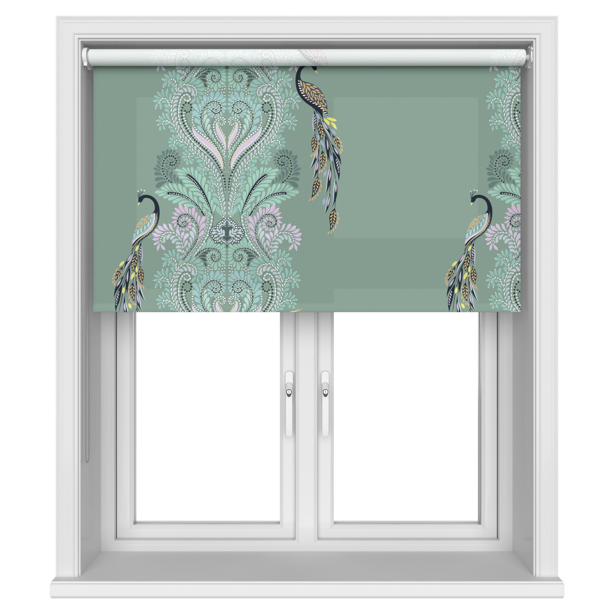 TwistFit Sara Miller Peacock Filigree Sage Green