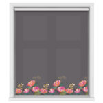 Sara Miller Peony Border Dark Grey