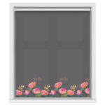TwistFit Sara Miller Peony Border Dark Grey