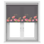 TwistFit Sara Miller Peony Border Dark Grey