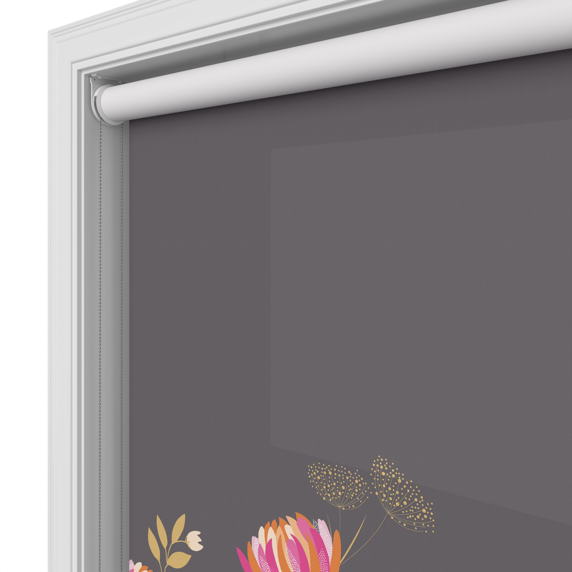 Sara Miller Peony Border Dark Grey - Image 4