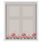 TwistFit Sara Miller Peony Border Pale Grey