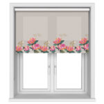 Sara Miller Peony Border Pale Grey