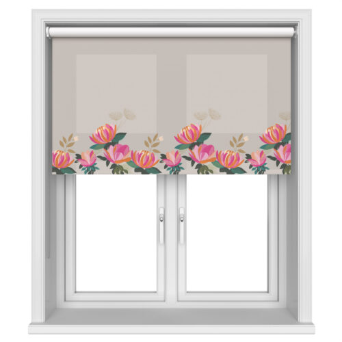 TwistFit Sara Miller Peony Border Pale Grey