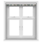 Sara Miller Peony Border Pale Grey Motorised