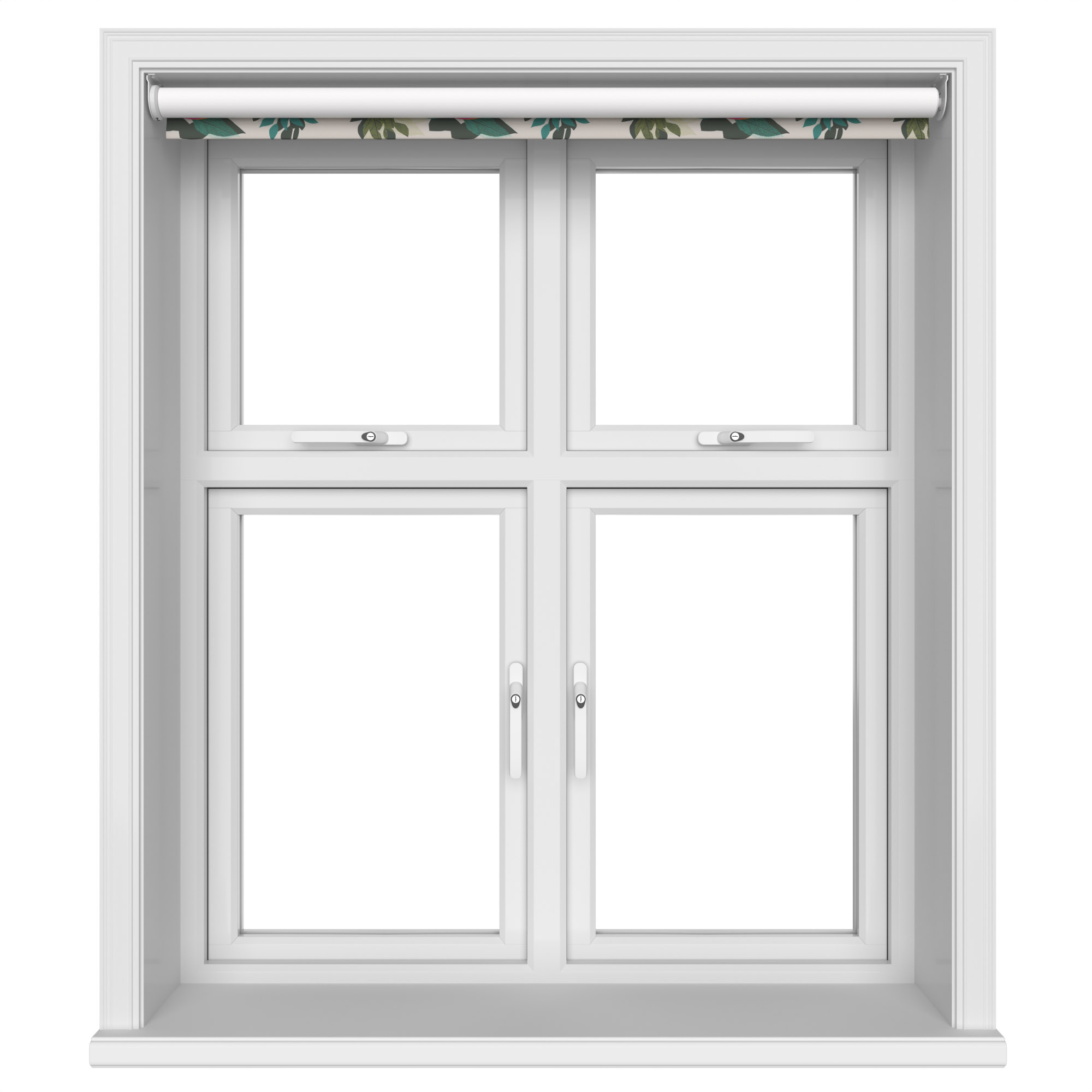 Sara Miller Peony Border Pale Grey Motorised - Image 3