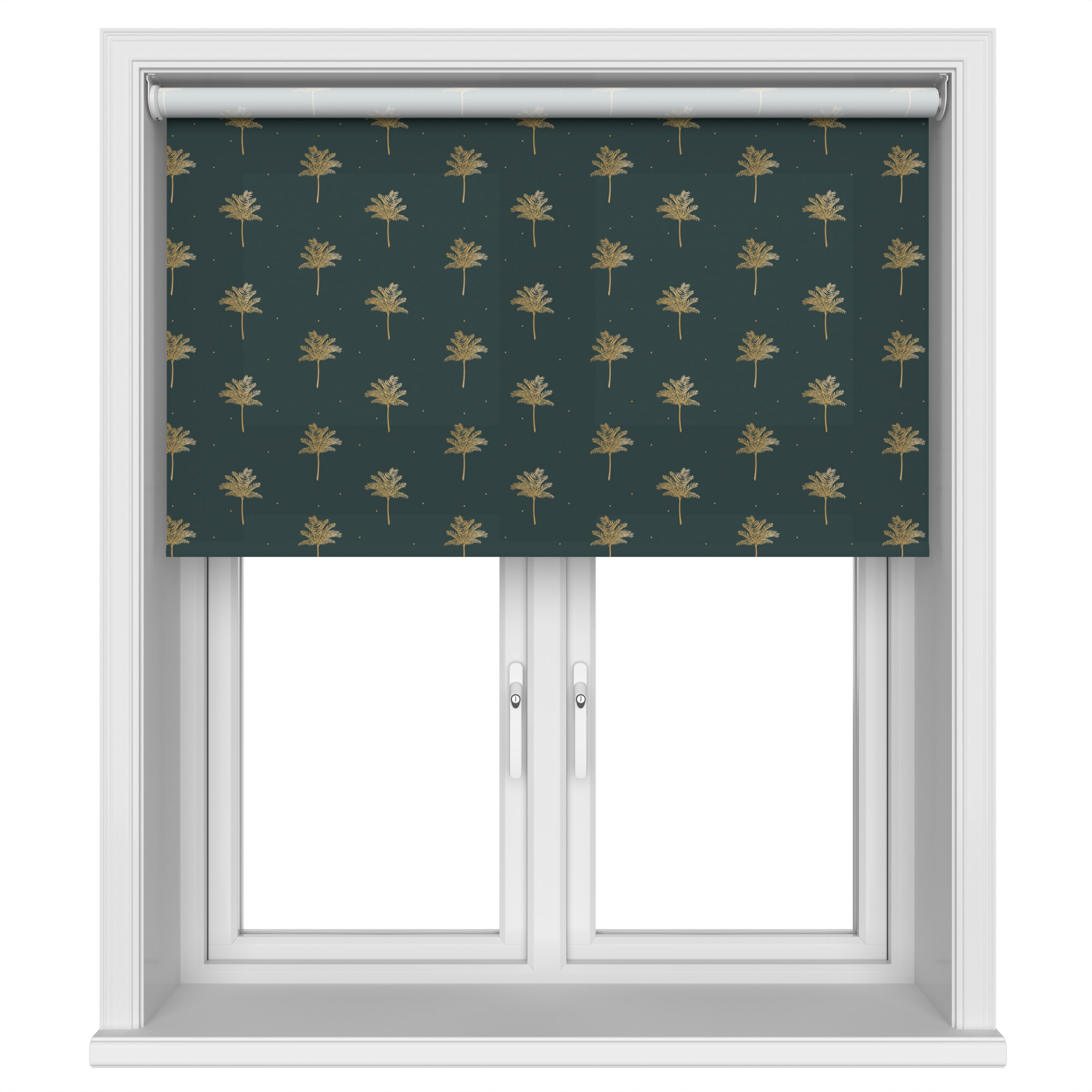Sara Miller Small Palm Tree Forest Green Motorised