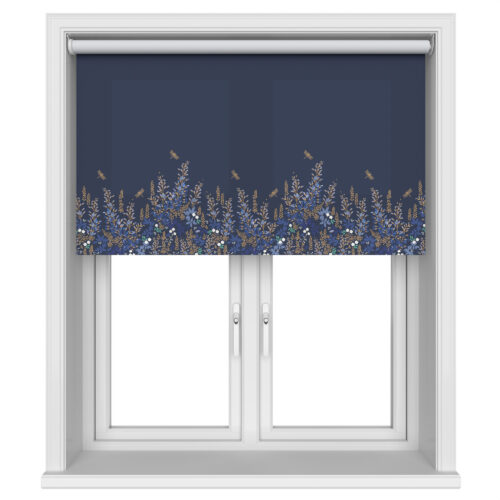 Sara Miller Wisteria Navy Motorised