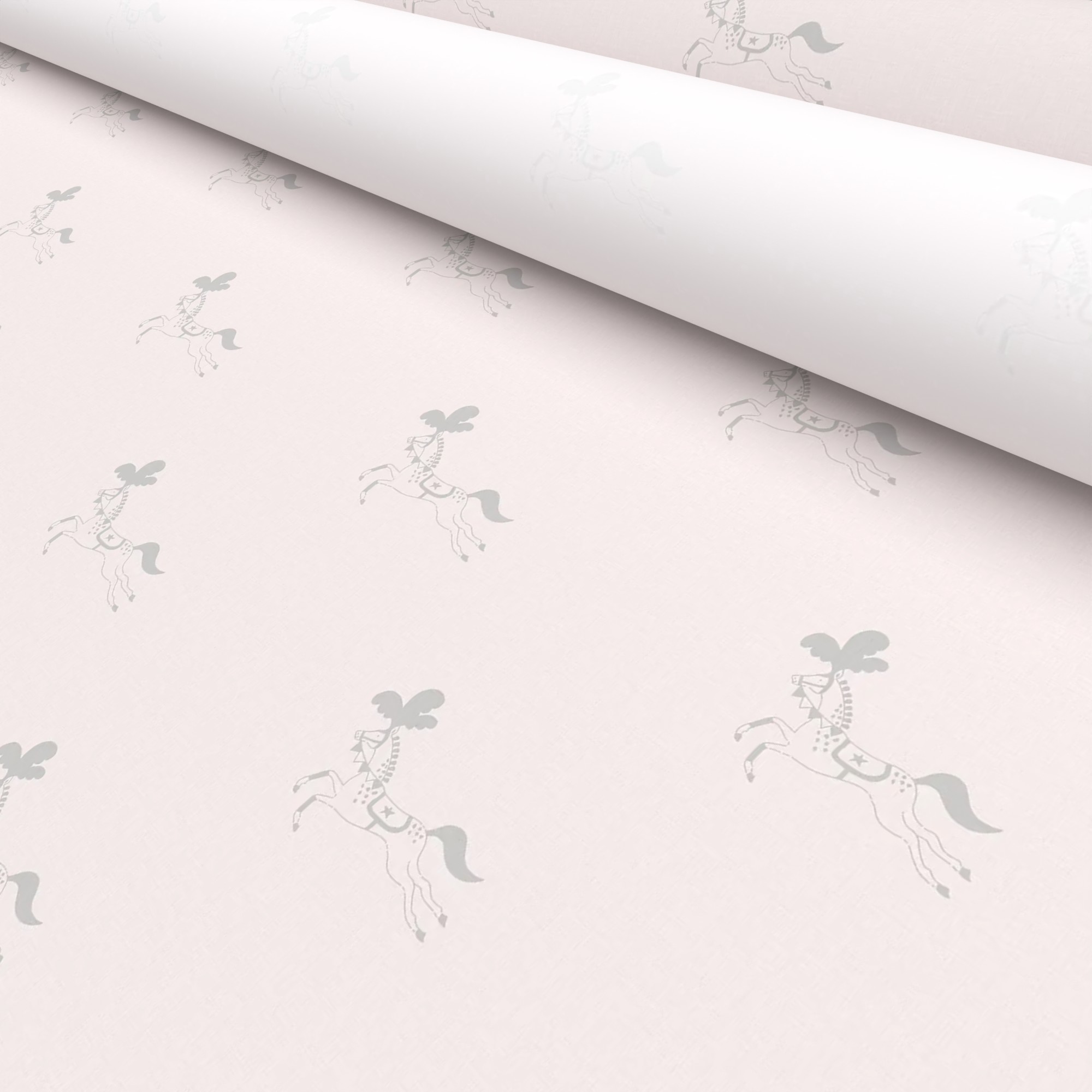 Sophie Allport Fairground Ponies Soft Pink - Image 5