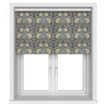William Morris At Home Pimpernel Indigo Motorised