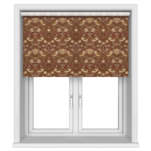 William Morris At Home Strawberry Thief Acorn Motorised