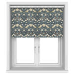 William Morris At Home Strawberry Thief Indigo Motorised