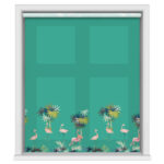 Sara Miller Flamingo Border Green Motorised