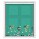 TwistFit Sara Miller Flamingo Border Green