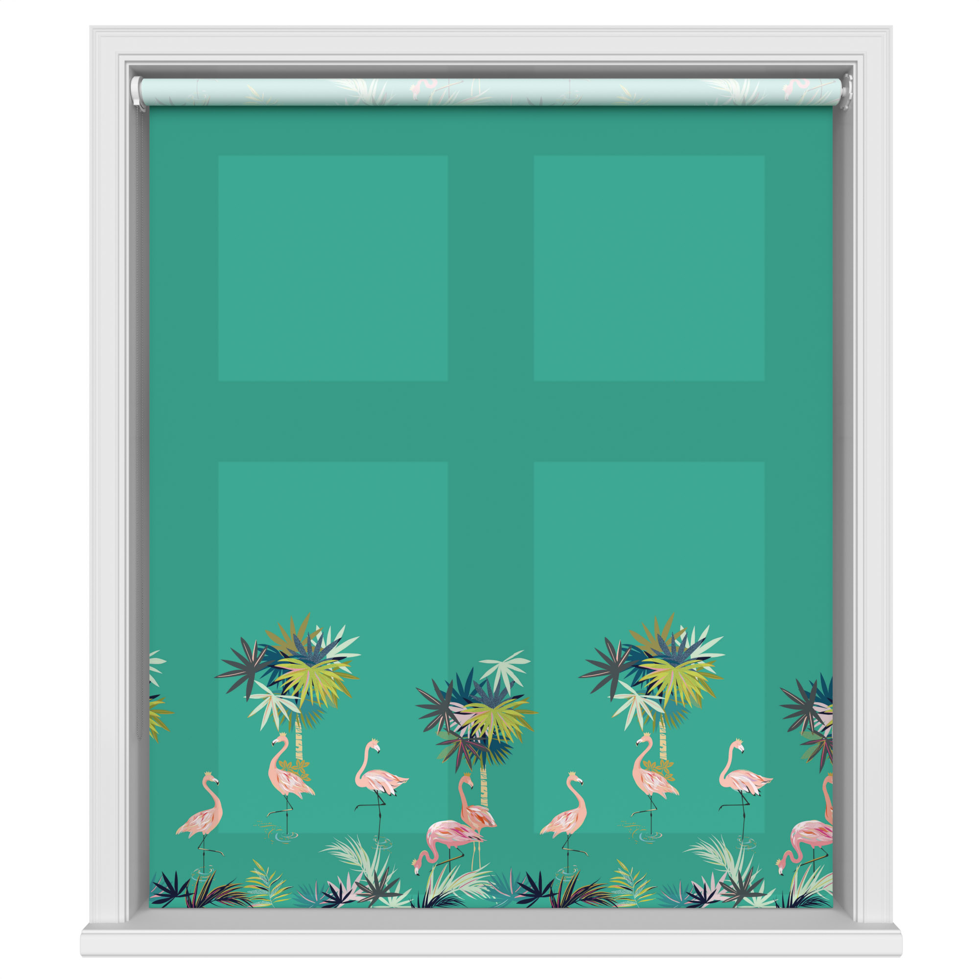 TwistFit Sara Miller Flamingo Border Green - Image 2