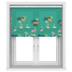 TwistFit Sara Miller Flamingo Border Green