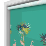 Sara Miller Flamingo Border Green Motorised