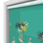 TwistFit Sara Miller Flamingo Border Green