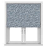William Morris At Home Compton Silhouette Velvet Indigo Motorised