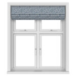 William Morris At Home Compton Silhouette Velvet Indigo Motorised