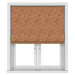 William Morris At Home Compton Silhouette Velvet Terracotta Motorised