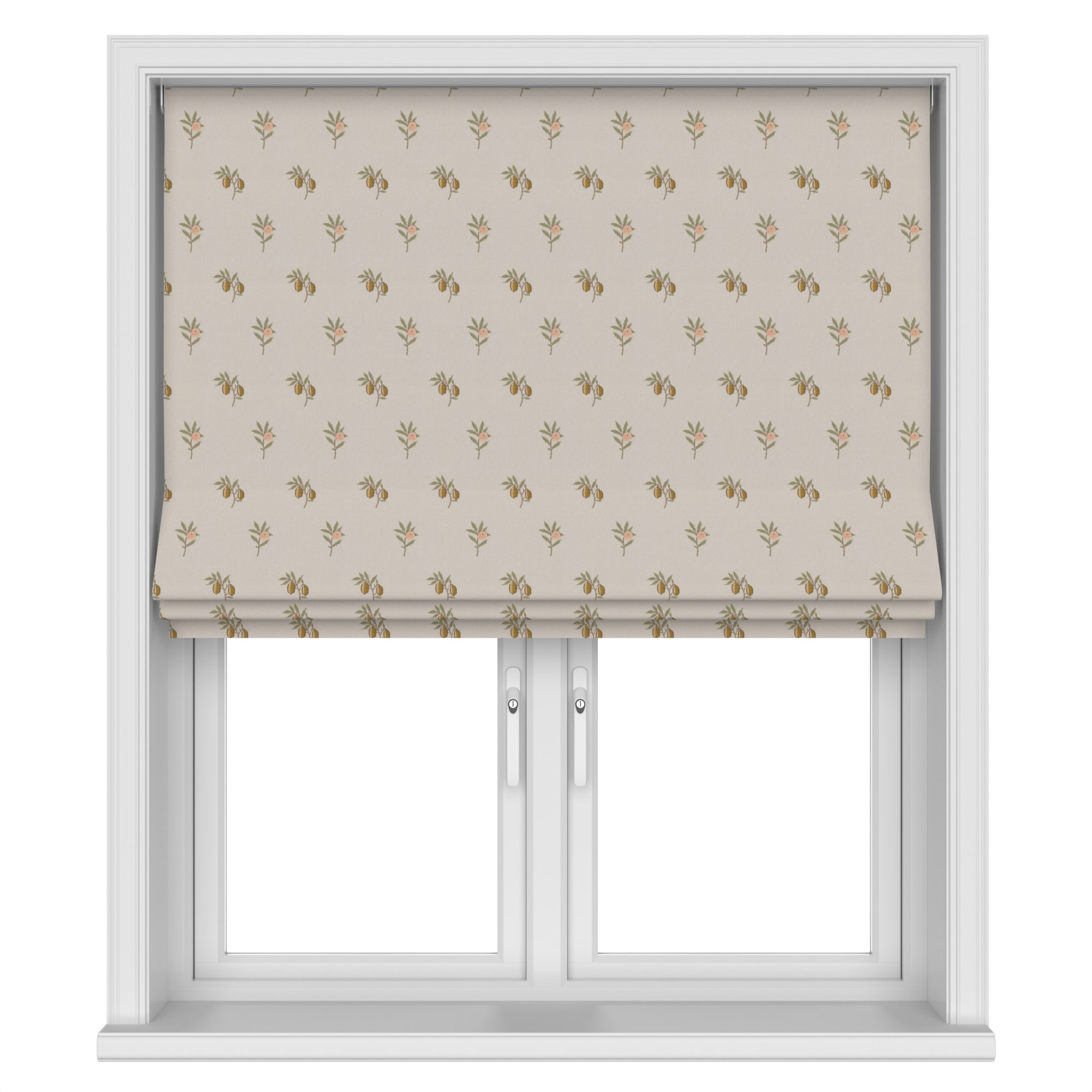 William Morris At Home Fruit Embroidery Sage Motorised - Image 3