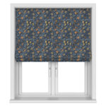 William Morris At Home Fruit Velvet Midnight Motorised
