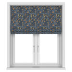 William Morris At Home Fruit Velvet Midnight Motorised
