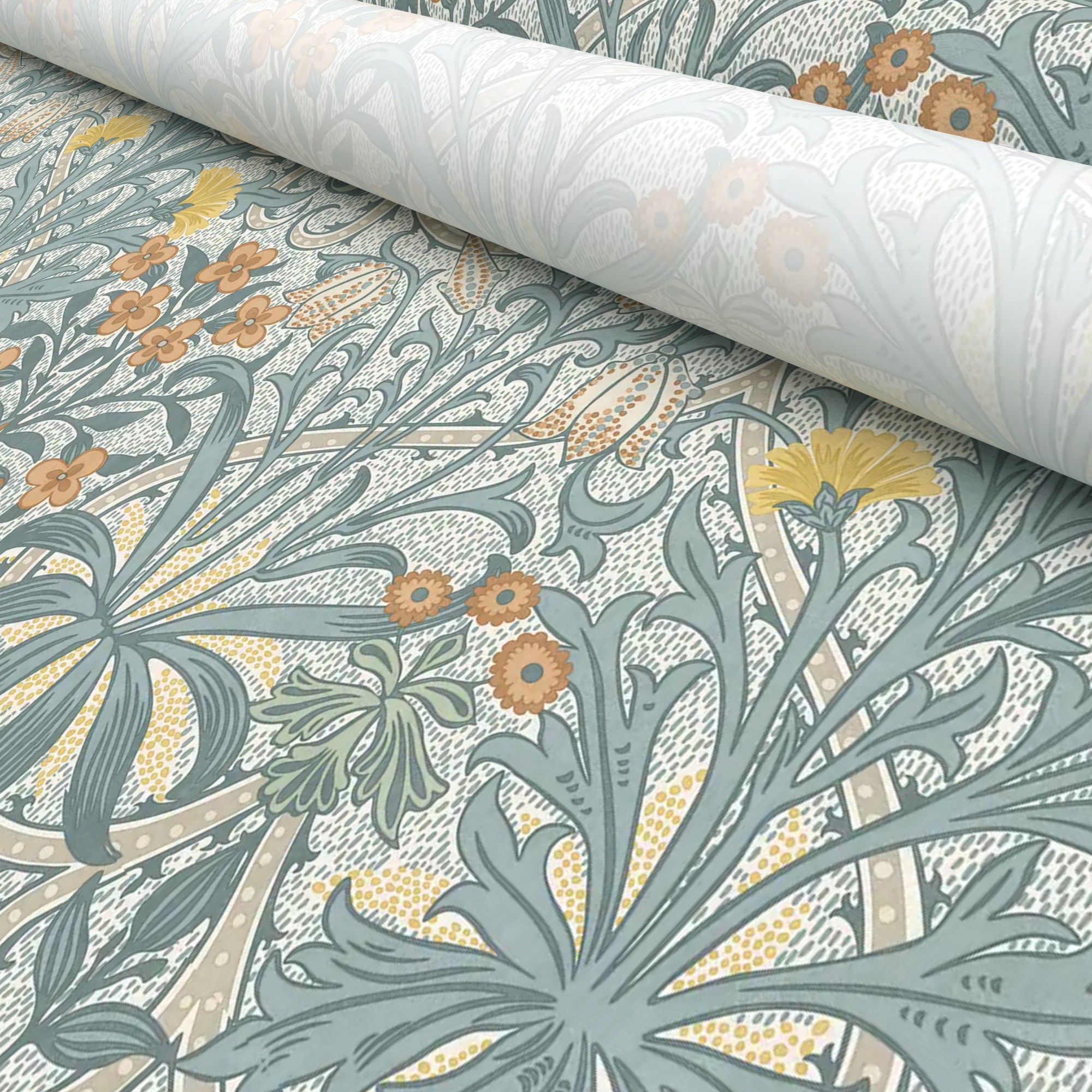 William Morris At Home Woodland Weeds Bluebird - Image 5