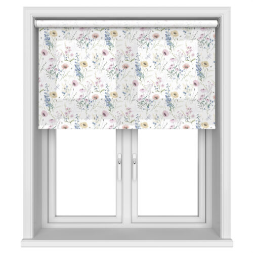Laura Ashley Alford Meadow Delpinium Blue Motorised