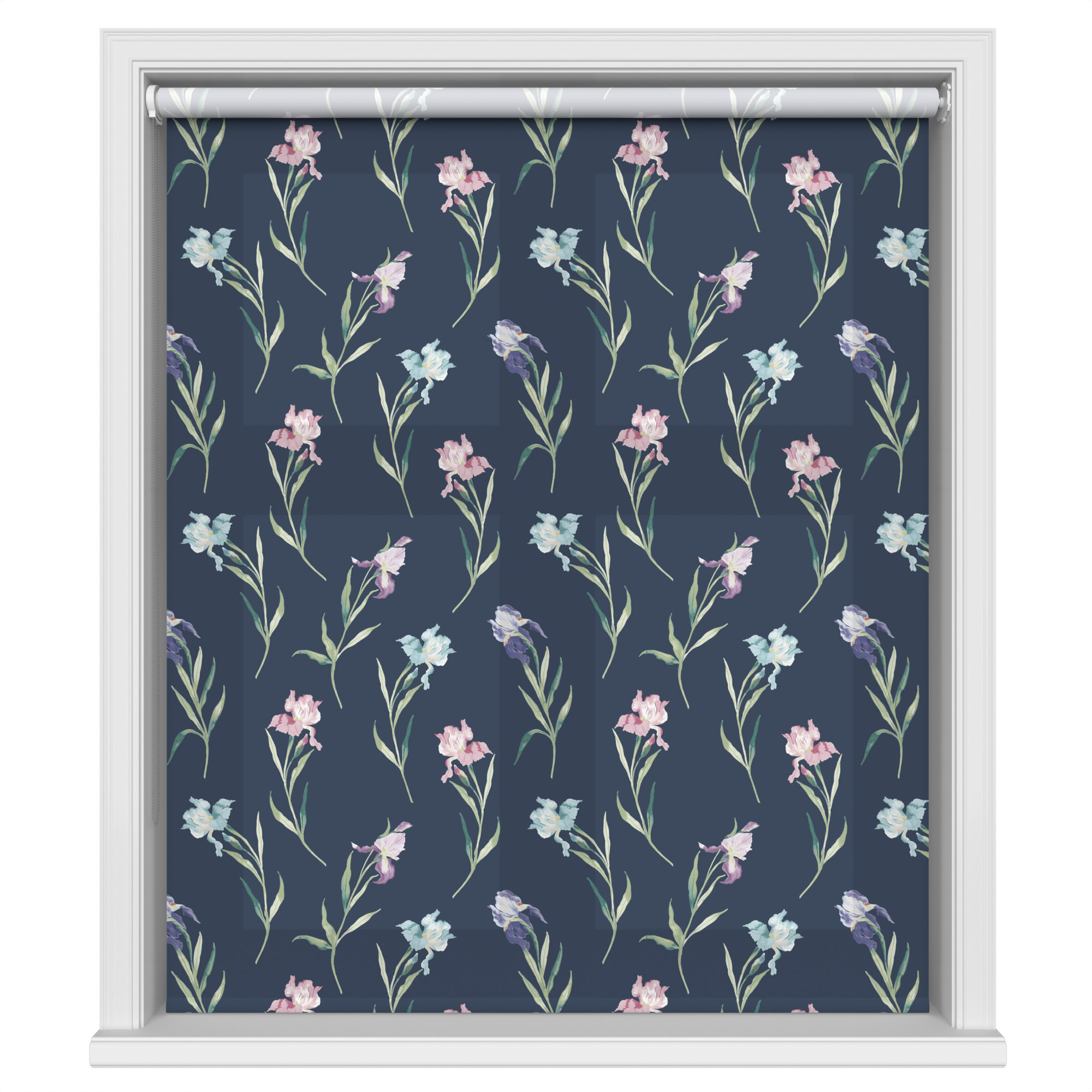 TwistFit Laura Ashley Hawling Irises Midnight Navy - Image 2