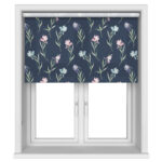 Laura Ashley Hawling Irises Midnight Navy
