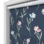 Laura Ashley Hawling Irises Midnight Navy Motorised