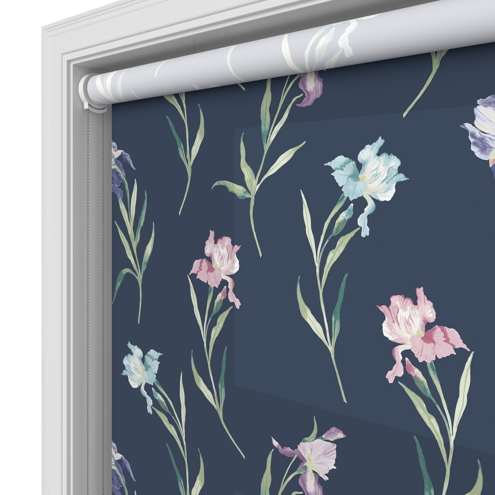 TwistFit Laura Ashley Hawling Irises Midnight Navy - Image 4