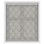 Laura Ashley Peacock Damask Steel Motorised