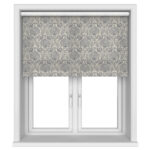 Laura Ashley Peacock Damask Steel Motorised