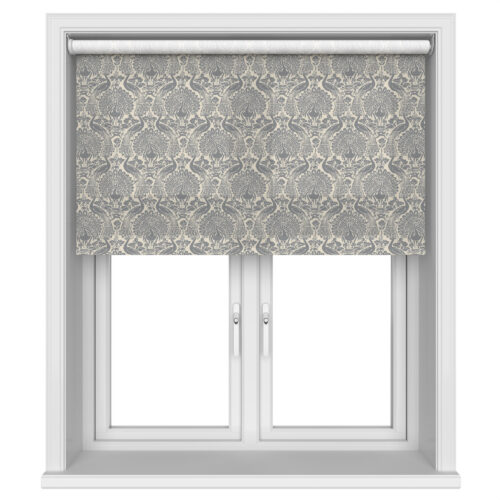 Laura Ashley Peacock Damask Steel Motorised
