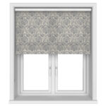 Laura Ashley Peacock Damask Steel