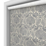 Laura Ashley Peacock Damask Steel