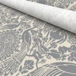 Laura Ashley Peacock Damask Steel