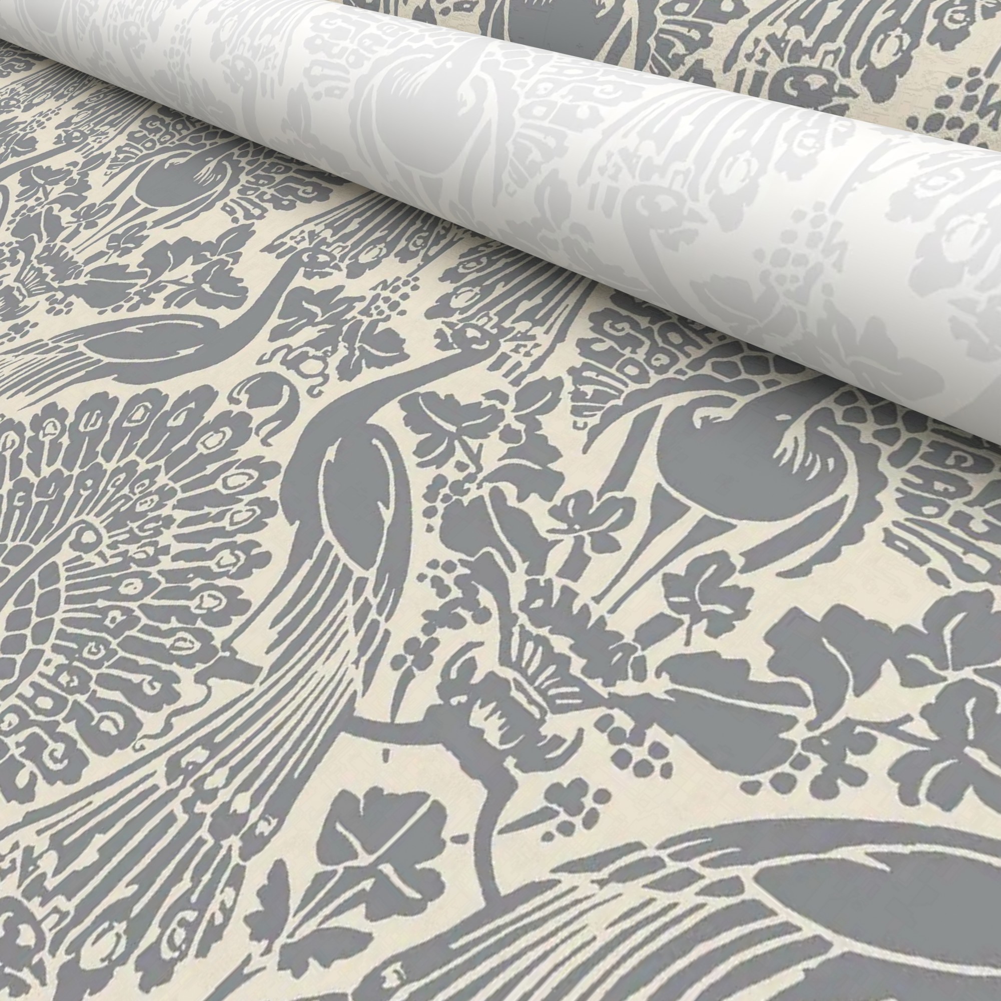 TwistFit Laura Ashley Peacock Damask Steel - Image 5