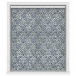 Laura Ashley Peacock Damask Dusky Seaspray Motorised