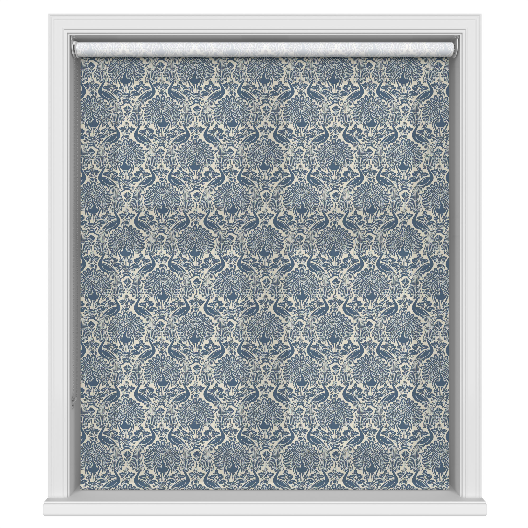 Laura Ashley Peacock Damask Dusky Seaspray - Image 2