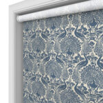 Laura Ashley Peacock Damask Dusky Seaspray Motorised