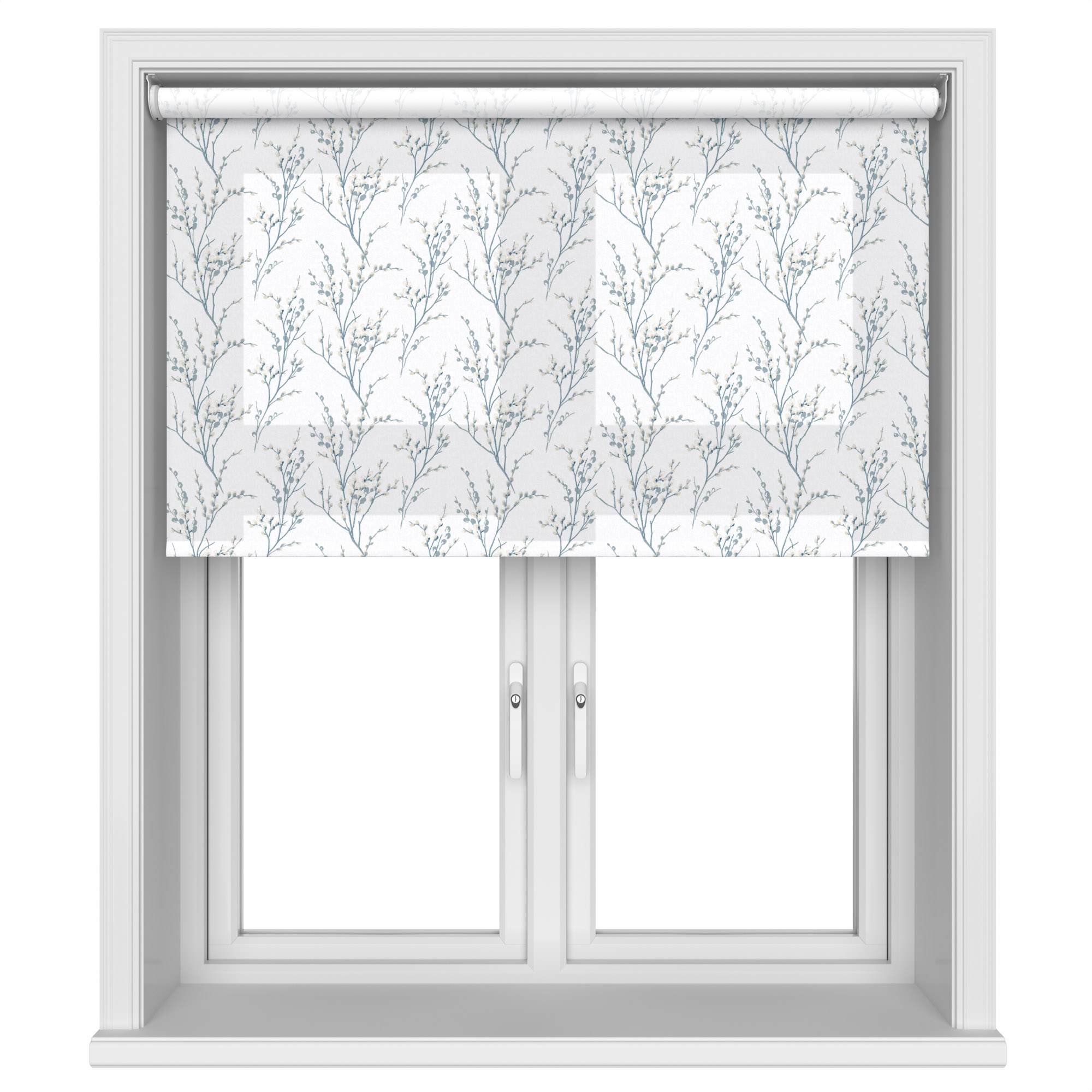 Laura Ashley Pussy Willow Seaspray Motorised